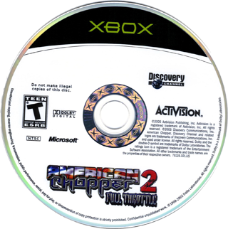 American Chopper 2 - Full Throttle (USA) Game Disc